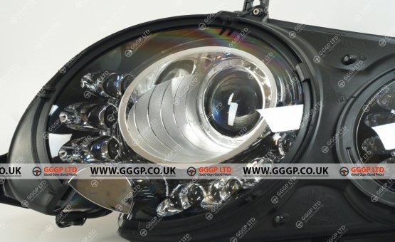 Left headlight GT II 2011- (with diodes black GT3-R)