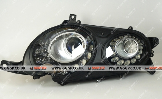 Left headlight GT II 2011- (with diodes black GT3-R)