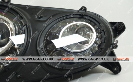 Left headlight GT II 2011- (with diodes black GT3-R)